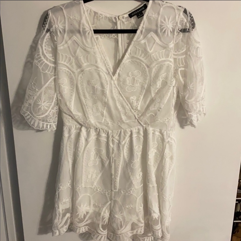 White Romper
